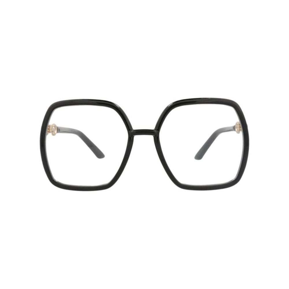 Gucci Square-Frame Injection Optical Frames Black Womens